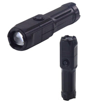 LEAN LED Flashlight with Zoom Control, 3 Lighting Modes, USB Charging, Black – image 2
