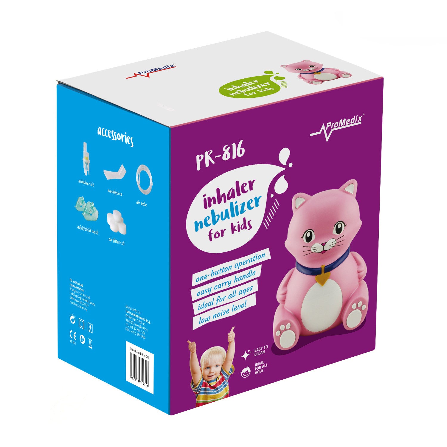 ProMedix Promedix Cat Inhaler for Children, Nebulizer Set, Masks, Filters, PR-816 – image 7