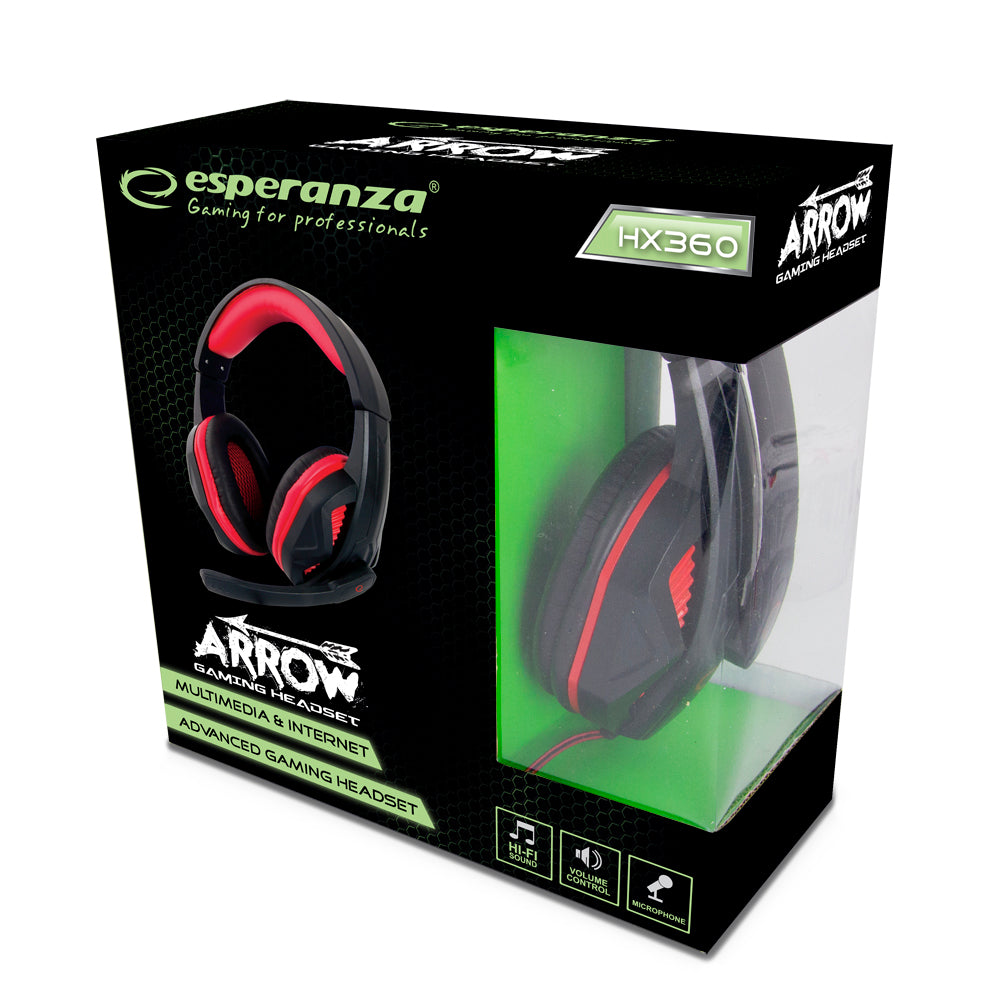 Esperanza Over-ear – EGH360 Esperanza Gaming Headset with Microphone - Arrow – image 4