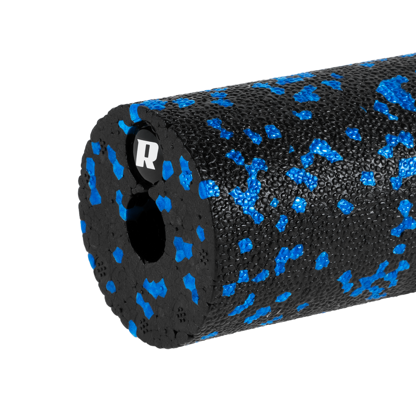Rebel Mini massage roller, smooth foam roller 5x15 cm, black and blue, EPP material, REBEL ACTIVE – image 4