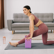 Rebel Massagers for – EVA Foam Yoga Block, 120g, Purple, REBEL ACTIVE – image 5