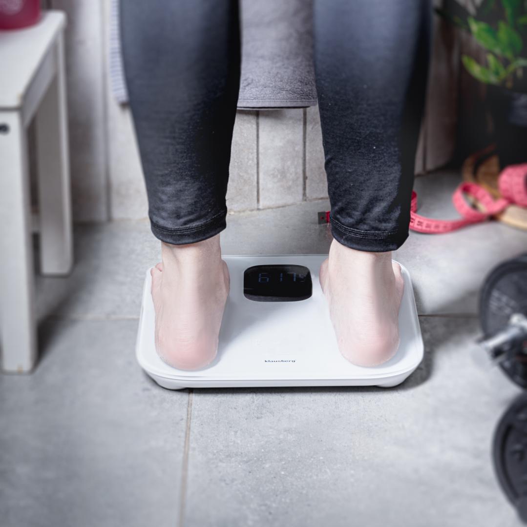 Klausberg Electronic bathroom scale with body composition analyzer, white, Klausberg, KB-7855 – image 15