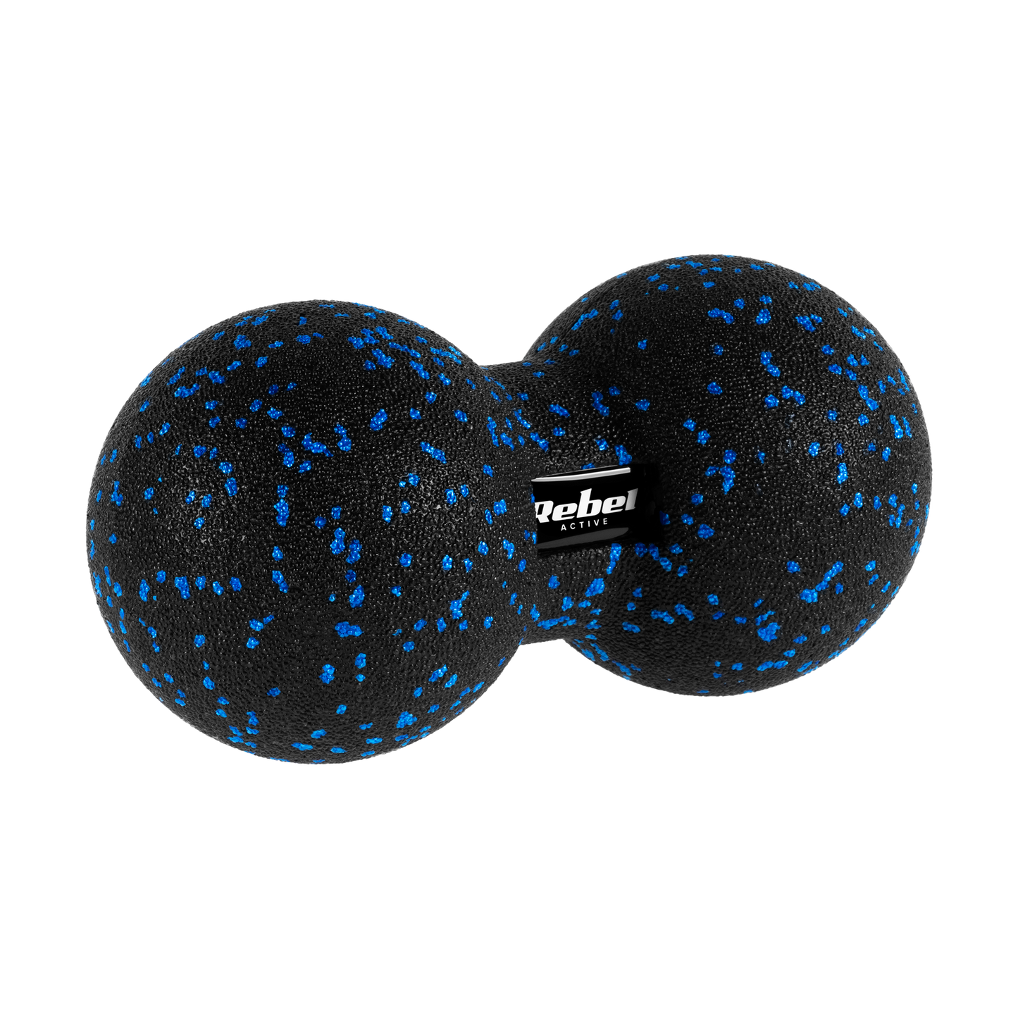 Rebel Duoball Double Massage Ball, 12 cm, black and blue, EPP material, REBEL ACTIVE