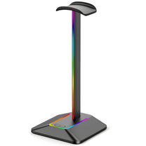 RTO New Bee Gaming Headphone Stand with RGB LED Lighting and USB Hub – image 2