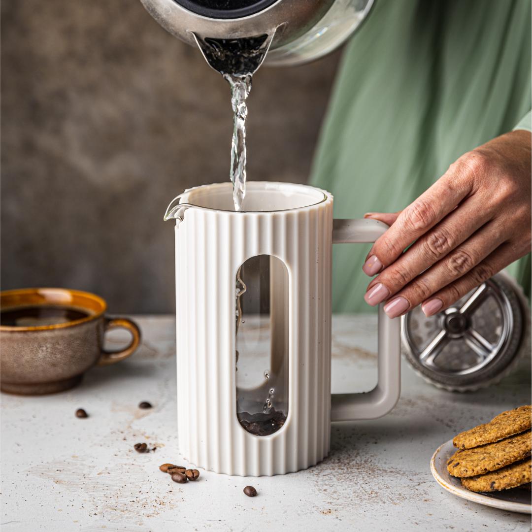 Klausberg Coffee/Tea Infuser with Press, 0.35 L Capacity, Light Gray, kb7743 – image 10