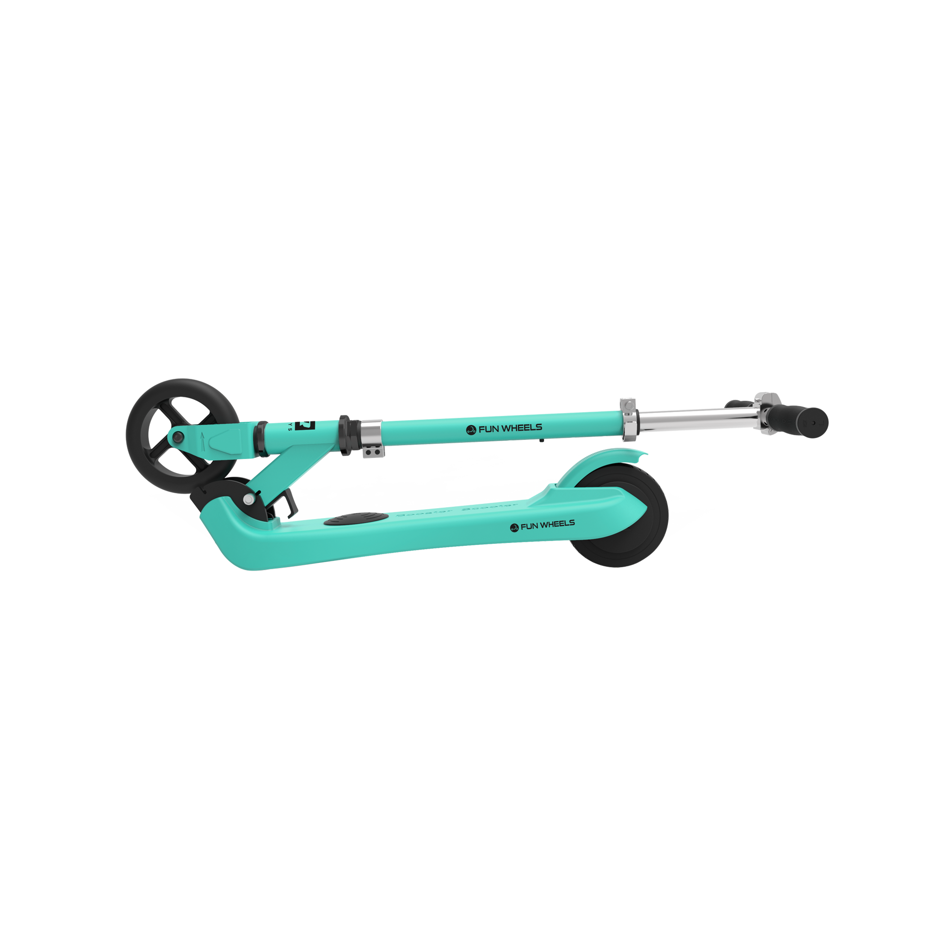Rebel Scooters – FUN WHEELS BLUE electric scooter for children – image 3