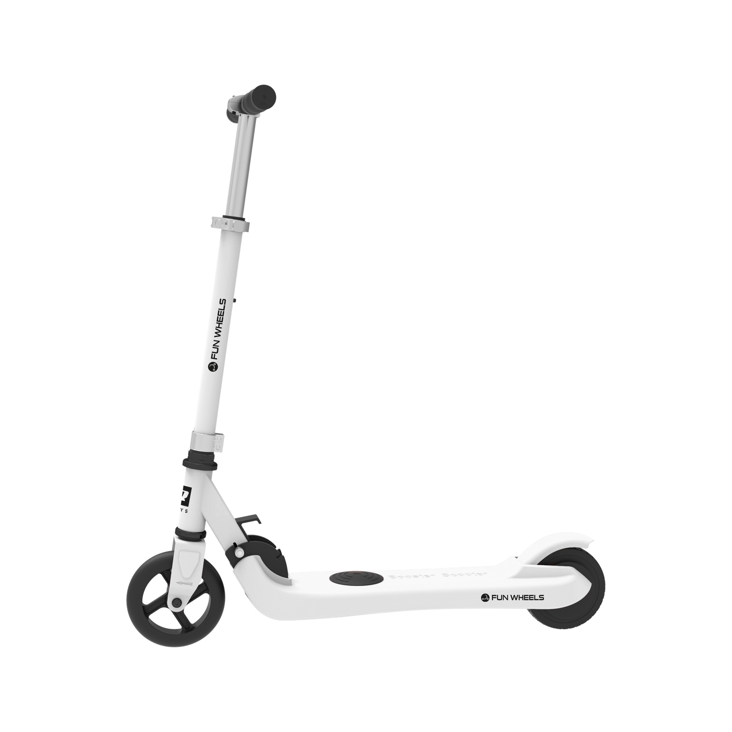 Rebel Scooters – FUN WHEELS WHITE electric scooter for children – image 2