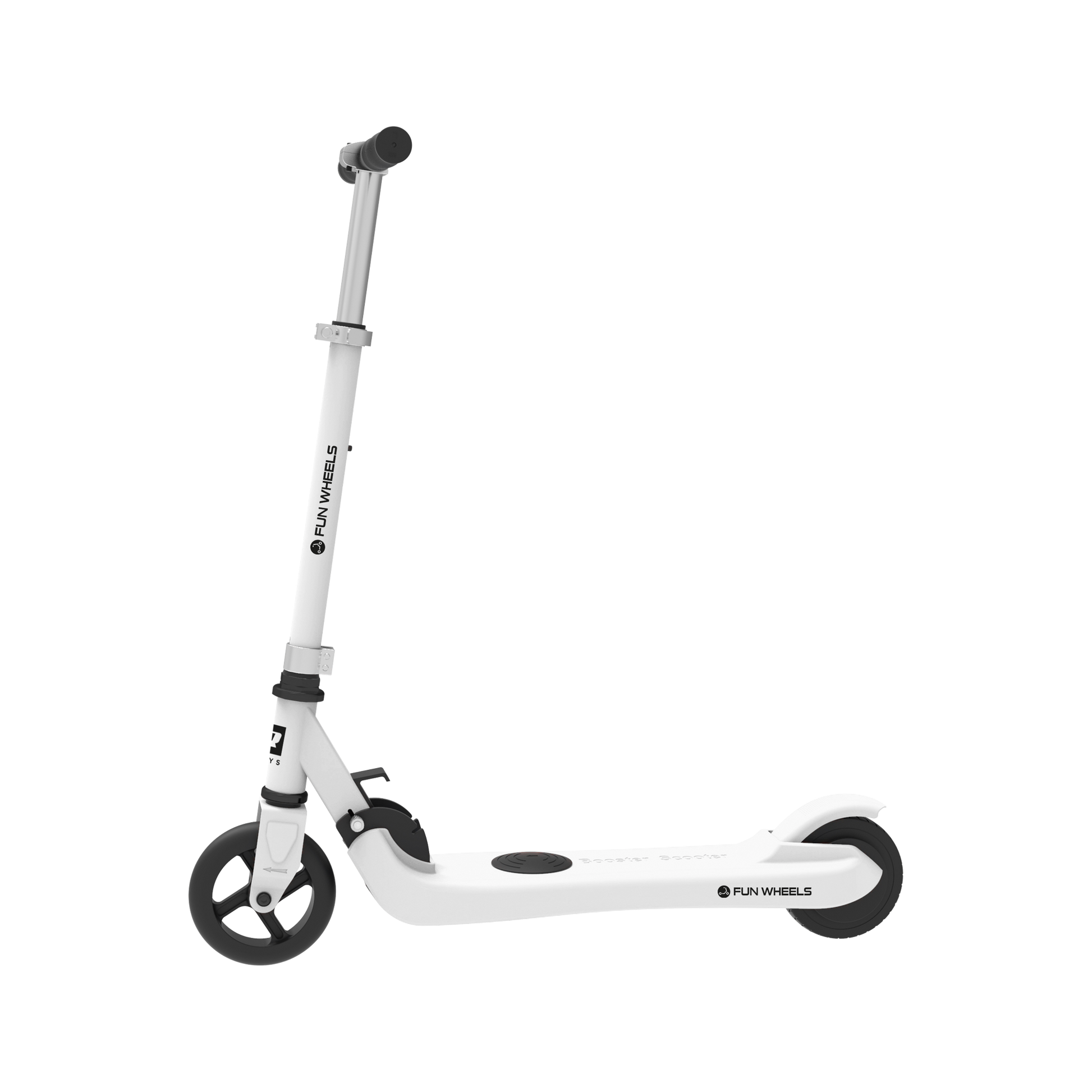 Rebel Scooters – FUN WHEELS WHITE electric scooter for children – image 2