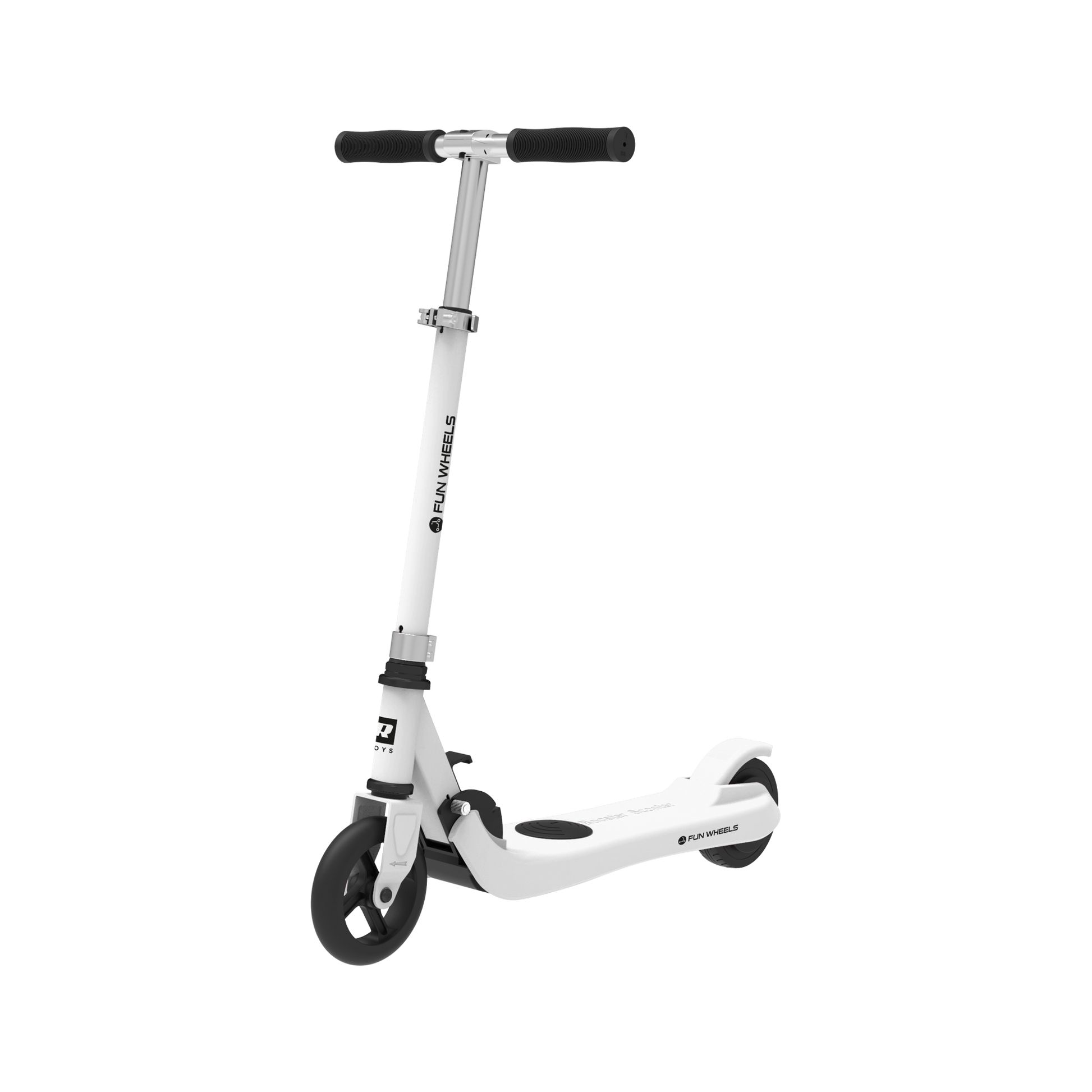 Rebel Scooters – FUN WHEELS WHITE electric scooter for children