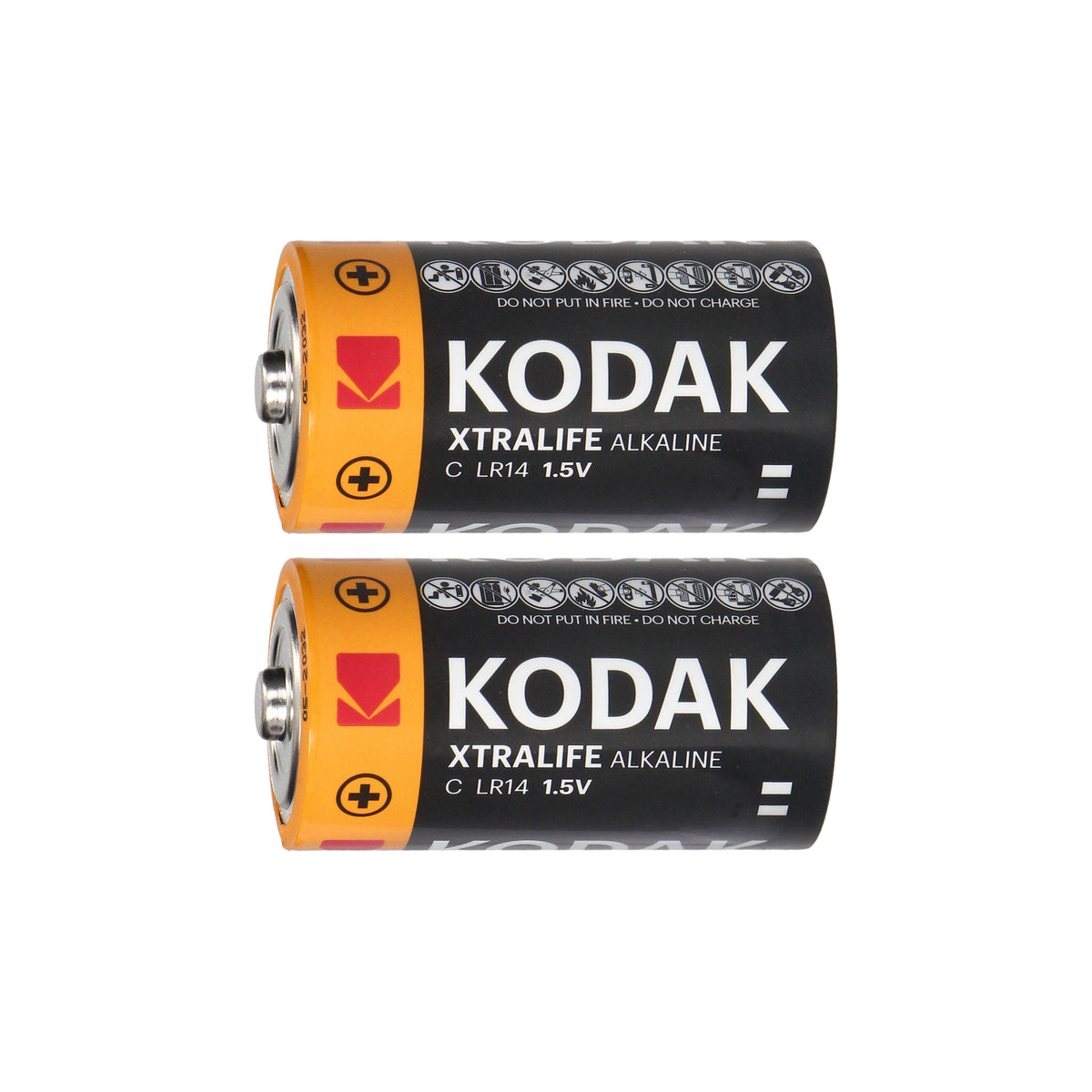 Orno Alkaline, coin-cell, and – Kodak XTRALIFE Alkaline KC-2 LR14 Batteries, 2-pack – image 2