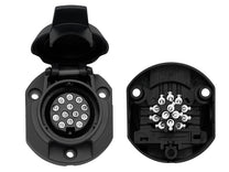 Blow The remaining – 4838# Plastic 13-pin car trailer connector – image 2