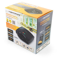 Esperanza Toasters and Toast Makers – EKT006K Portabella 3-in-1 Universal Toaster, Black – image 4
