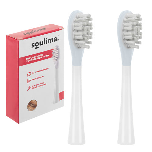 SOULIMA The remaining – White Toothbrush Heads, 2-Pack, Soulima 26929 – image 12