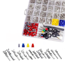 EUROKOMP Set of cable connectors, electrical connectors, and pin covers (660 pcs.) E6354