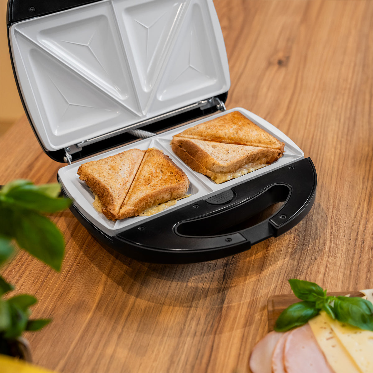 Teesa Toasters and Toast Makers – 3-in-1 Toaster with Ceramic Plates – image 9