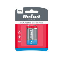 Rebel Alkaline, coin-cell, and zinc-carbon batteries – REBEL 9V 6LR61 Alkaline Batteries