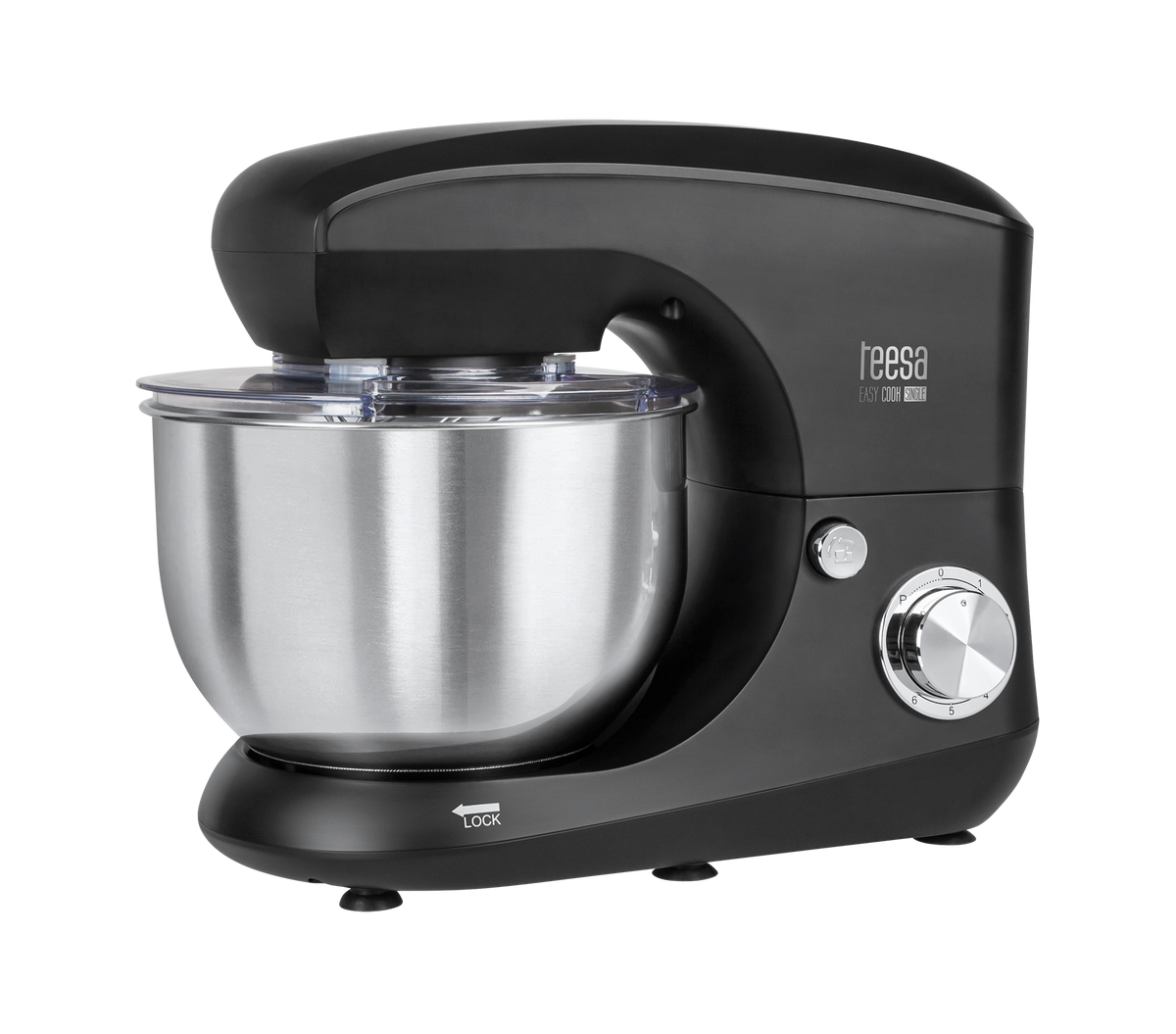 Teesa EASY COOK SINGLE BLACK Food Processor, 1400 W, 5.5 L – image 2