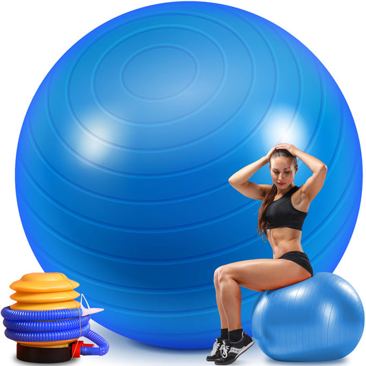 RTO 65 cm Rehabilitation Exercise Ball for Fitness, Yoga, and Push-Ups - s062