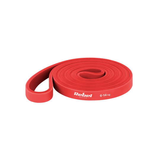 Rebel Latex Exercise Band - Power Band PL-2, Red, 6–14 kg REBEL ACTIVE