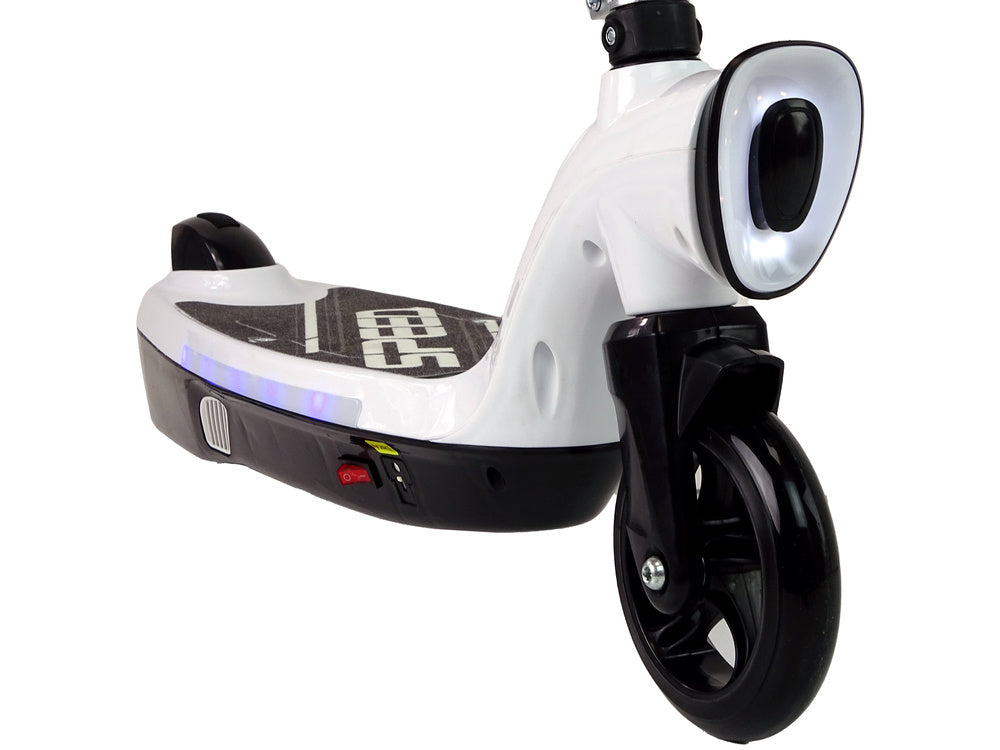 LEAN CARS Scooters – KL-168 Electric Scooter, White – image 3