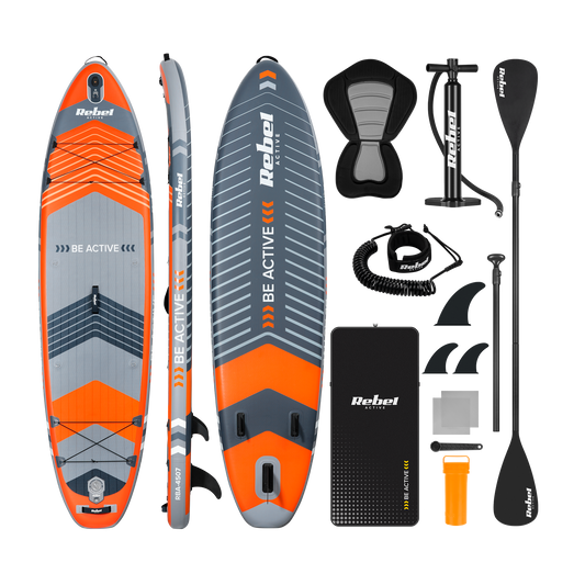 Rebel Inflatable boats, kayaks – REBEL ACTIVE RBA-4507 SUP Board - Orange