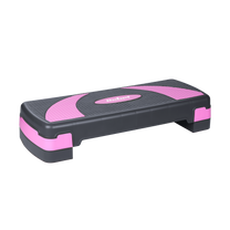 Rebel Aerobics and fitness step, 3 levels, 78 cm, gray-purple, REBEL ACTIVE – image 2