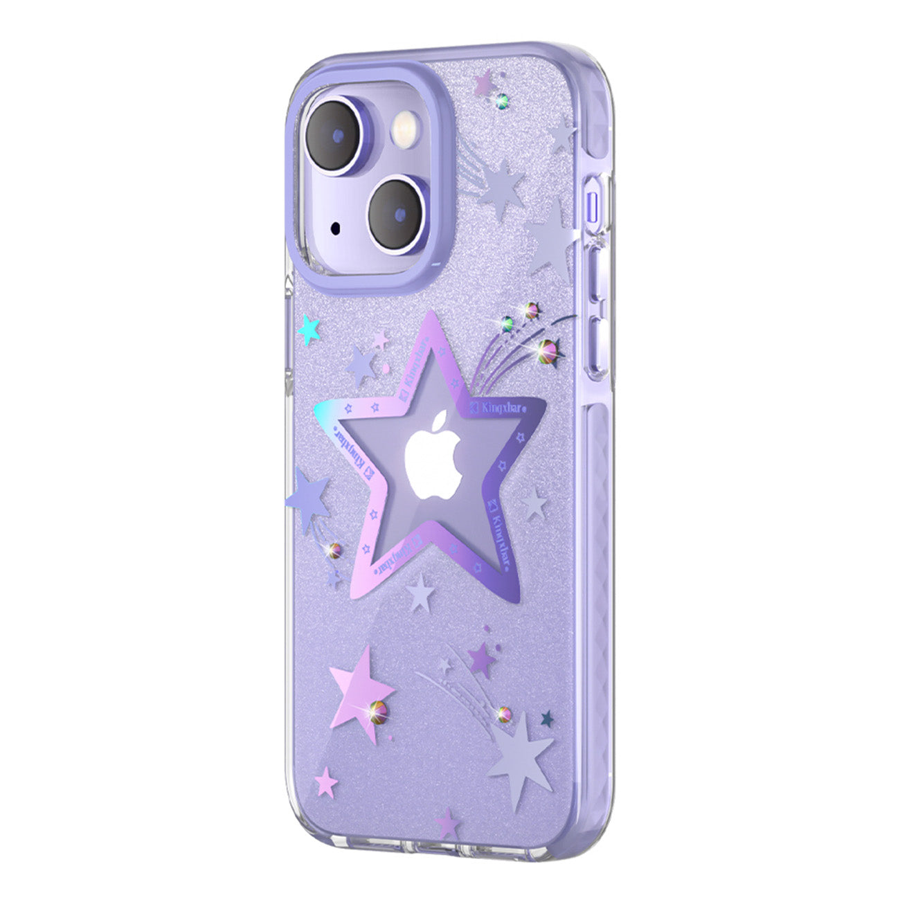 iPhone 14 Plus Heart Star Series PURPLE STAR star case - Carlat