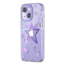 iPhone 14 Plus Heart Star Series PURPLE STAR star case - Carlat