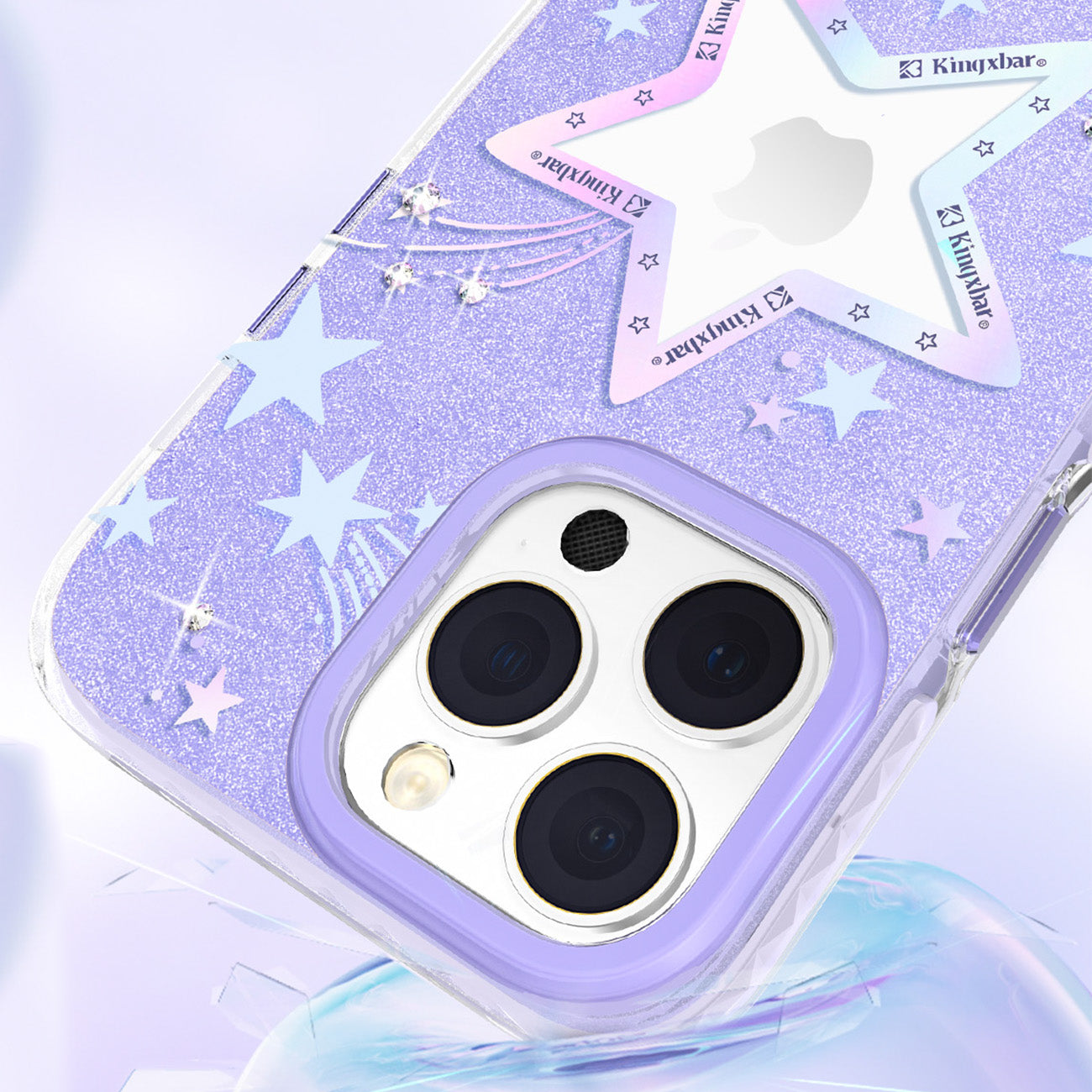 iPhone 14 Plus Heart Star Series PURPLE STAR star case - Carlat