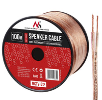 Maclean Maclean Transparent PVC Speaker Cable, 2*1.5 mm² / 48*0.20 CCA 3.5*7.0 mm, 25 m, MCTV-510 – image 5