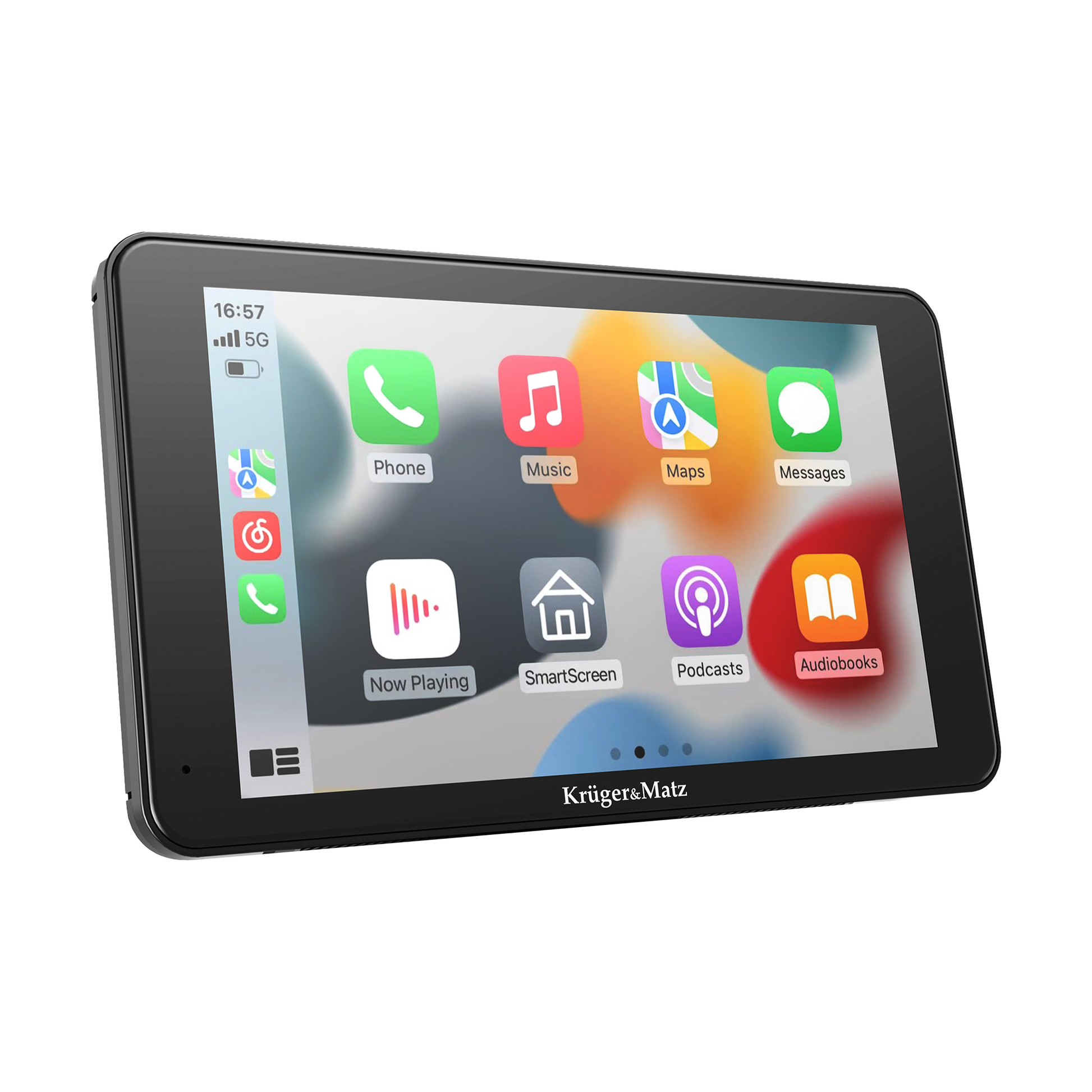 Kruger&Matz 7" Android Auto and Apple CarPlay multimedia head unit with a Kruger&amp;Matz rearview camera; – image 3