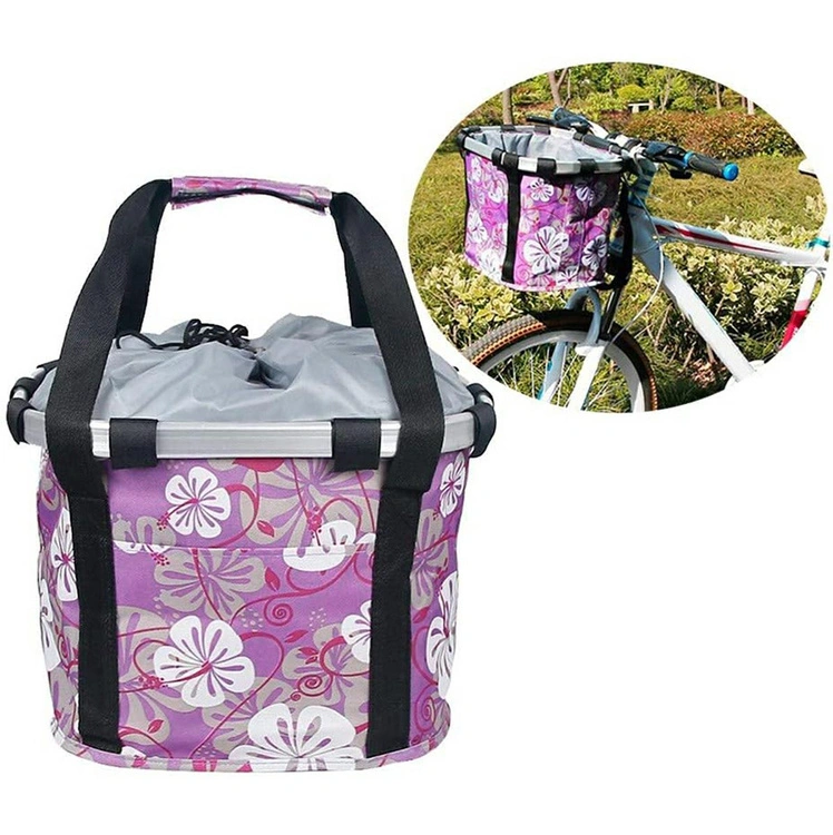 ATL Bicycle parts and accessories – RW31C Front Bike Basket with Flowers – image 4