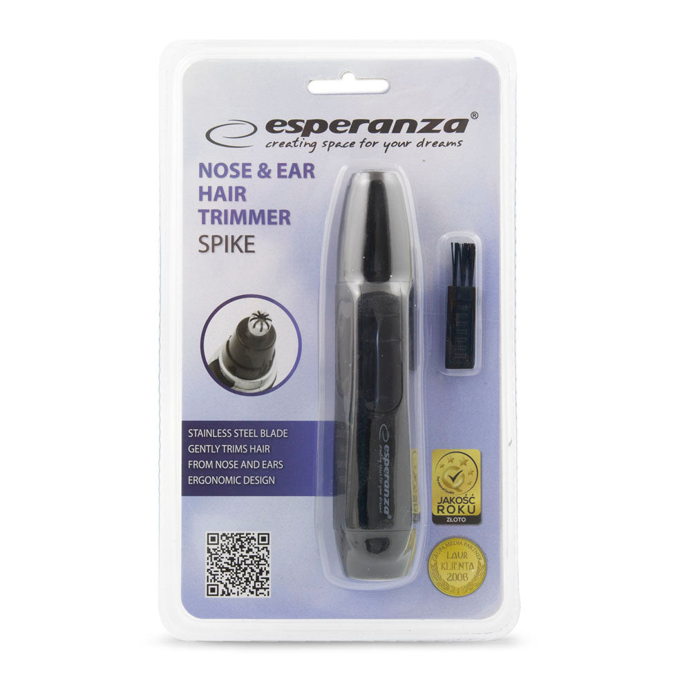 Esperanza Shavers – EBG004K Esperanza Nose and Ear Trimmer, Spike, Black – image 4