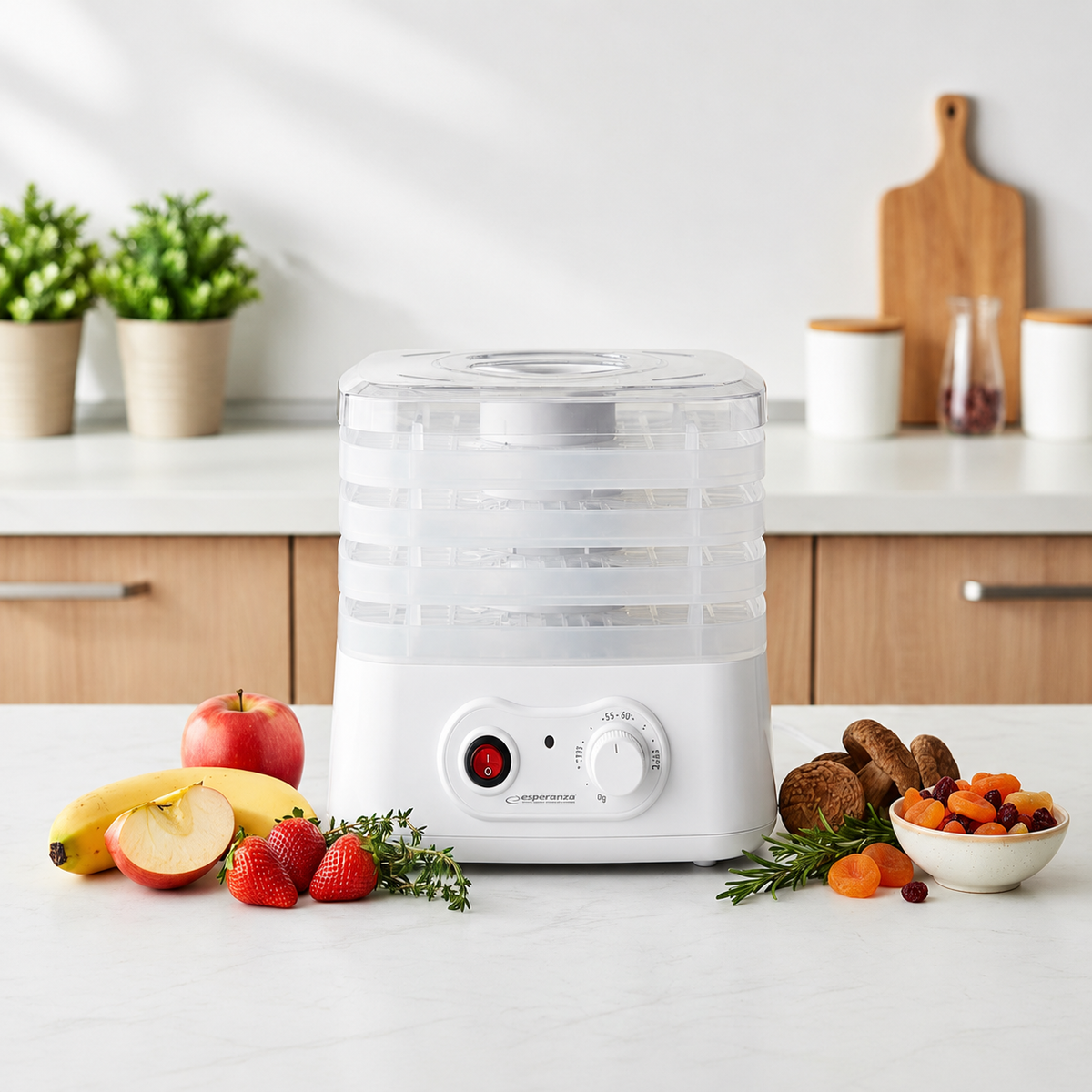 Esperanza EKD004 Esperanza Dehydrator for Mushrooms, Fruits, Vegetables, and Herbs by Appétissant – image 9
