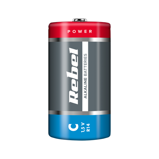 Rebel Alkaline, coin-cell, and zinc-carbon batteries – REBEL LR14 Alkaline Batteries
