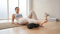 Rebel Massage roller with nubs, 15x42 cm, black, EPP material, REBEL ACTIVE – image 5