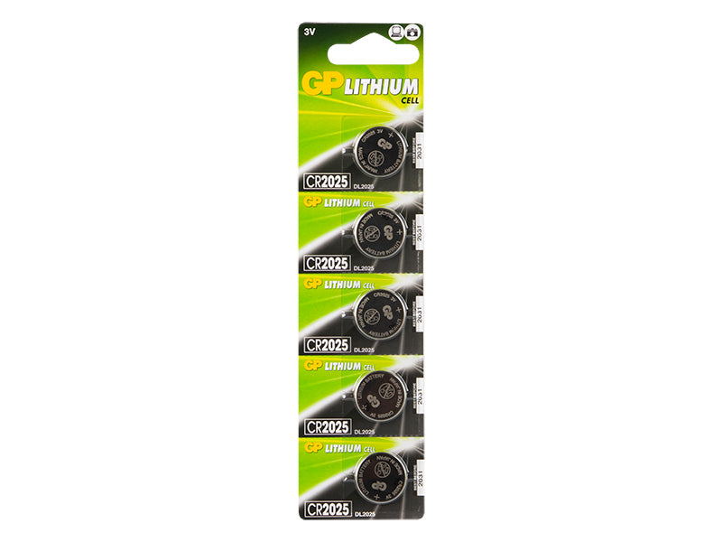 Blow Alkaline, coin-cell, and zinc-carbon – 2402# 3V CR2025 GP Lithium Battery