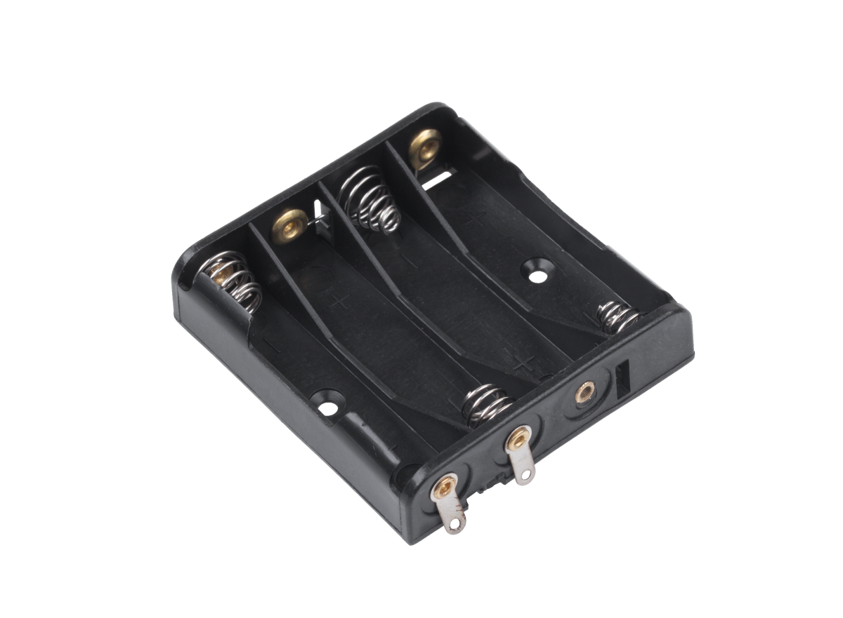 LP Containers and bins for batteries and – Flat 4xAAA Battery Holder