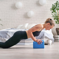 Rebel Massagers for – EVA Foam Yoga Block, 120g, Blue, REBEL ACTIVE – image 5