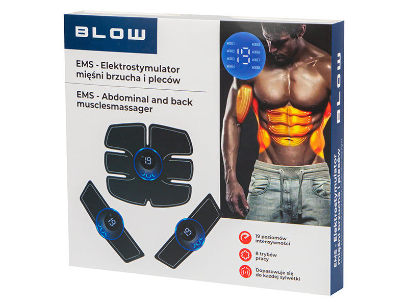 Blow 44-343# EMS Electrostimulator Massager for the Abdomen, Legs, Arms, and Entire Body – image 3