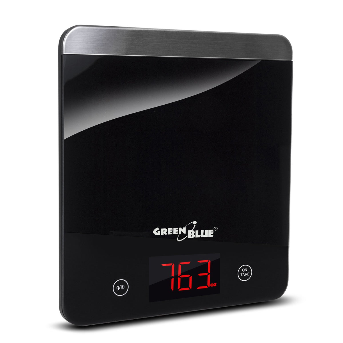 GreenBlue GreenBlue GB171 Black LED Digital Kitchen Scale, min. 1 g, max. 5,000 g