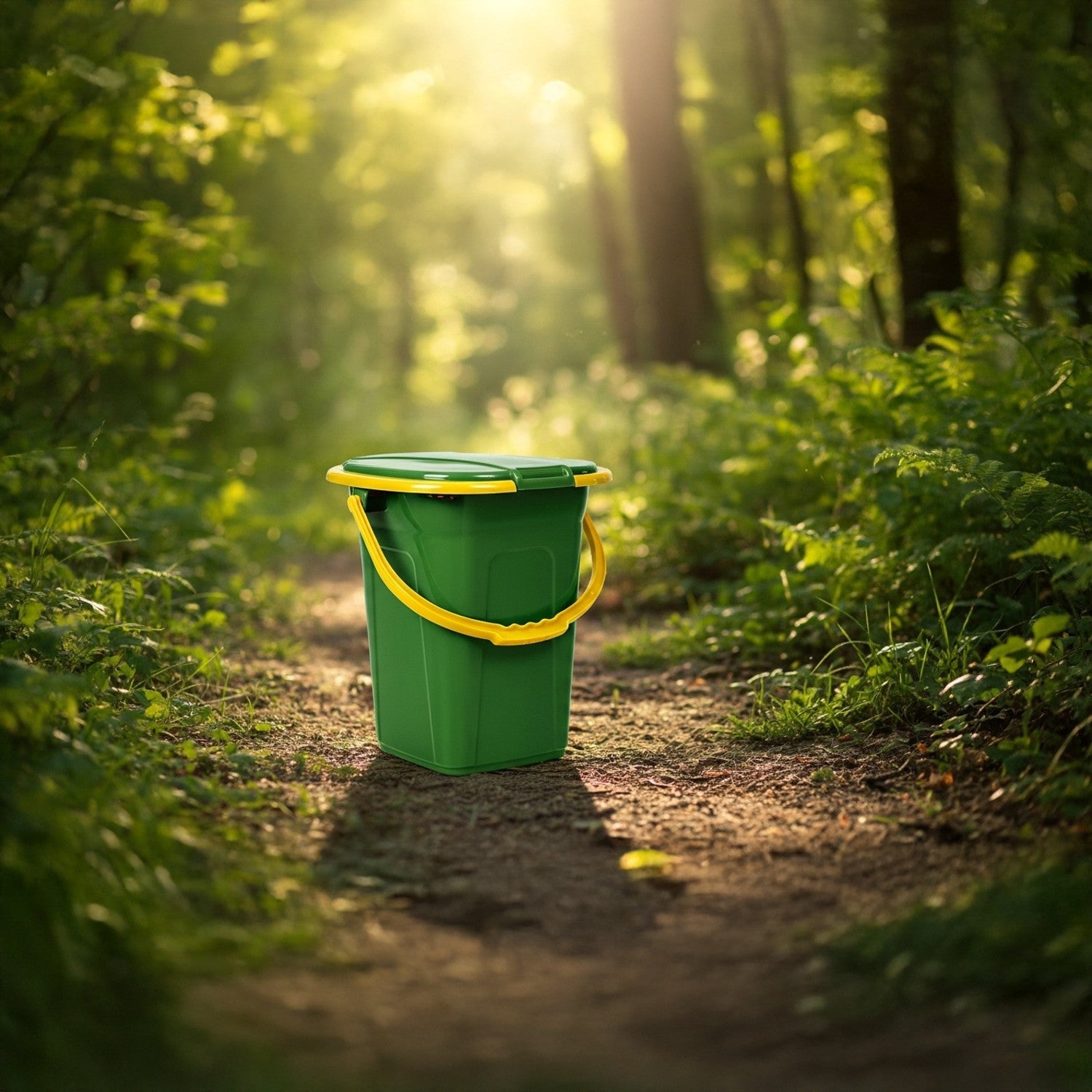 GreenBlue Tourist toilets – GreenBlue GB320GO tourist toilet, dark green and orange – image 9