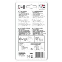 Maclean Maclean LED lamp, Bicycle rear lamp, Twilight sensor, USB AUTO STOP COB, Max.125lm, Acu 450mAh, MCE355 – image 6