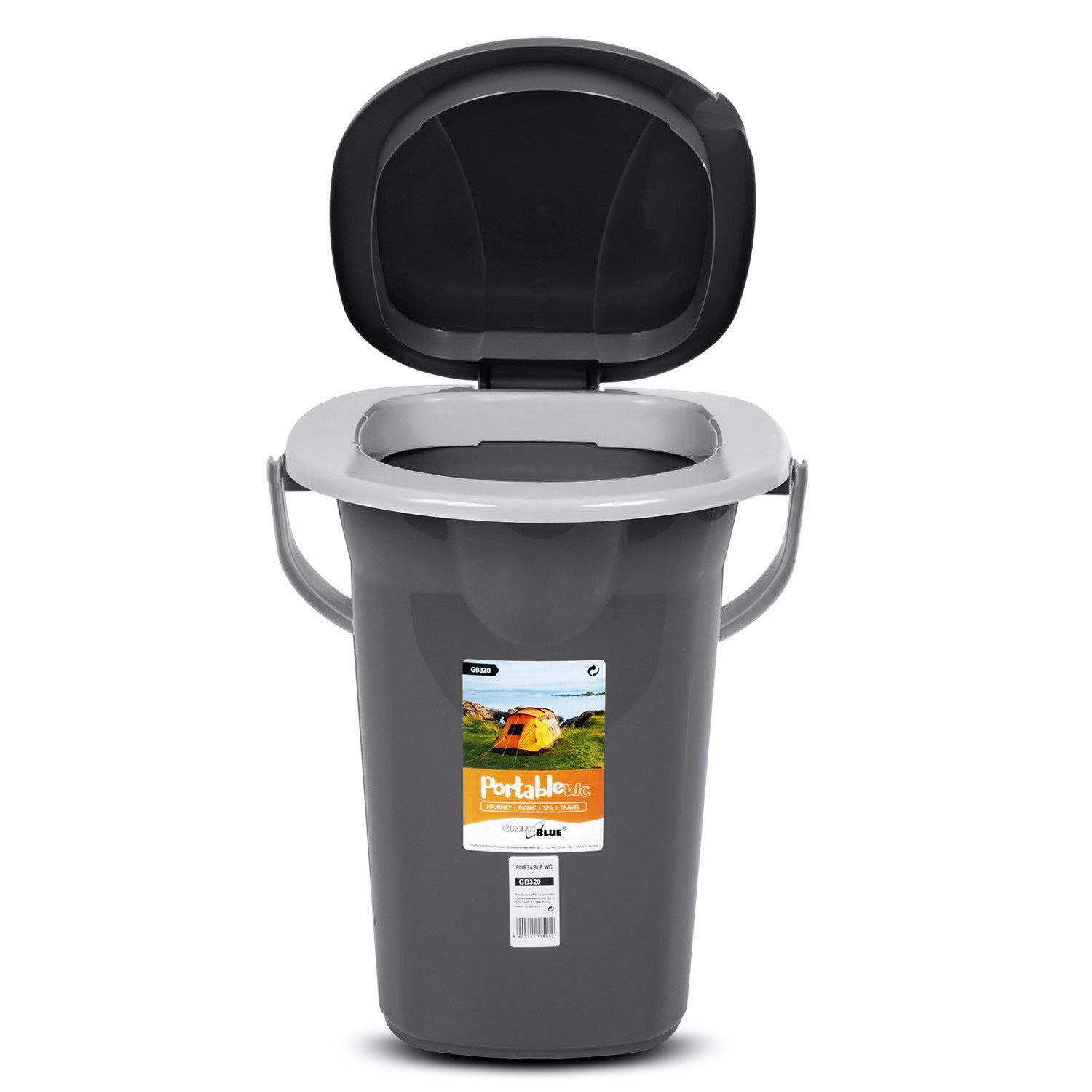 GreenBlue Tourist toilets – GreenBlue GB320AG Anthracite Portable Toilet – image 2