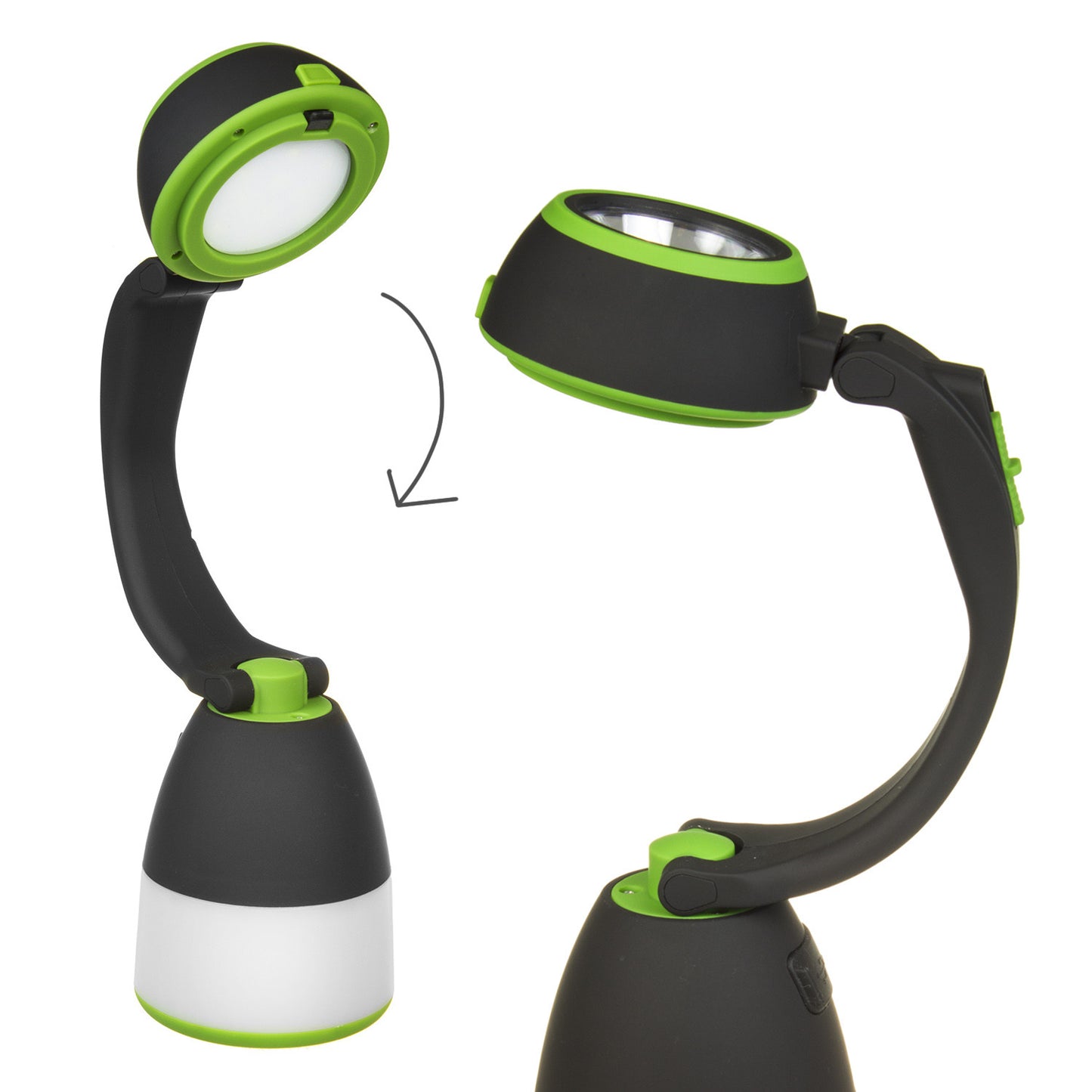 Maclean Maclean 3in1 LED lamp, camping, desk, flashlight, 1W, 60-200lm, Cold White 6000K, power supply 3xAA 1.5V, MCE294 – image 8