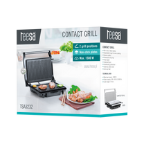 Teesa Electric Grills – Panini Grill, Toaster, 1500W – image 8