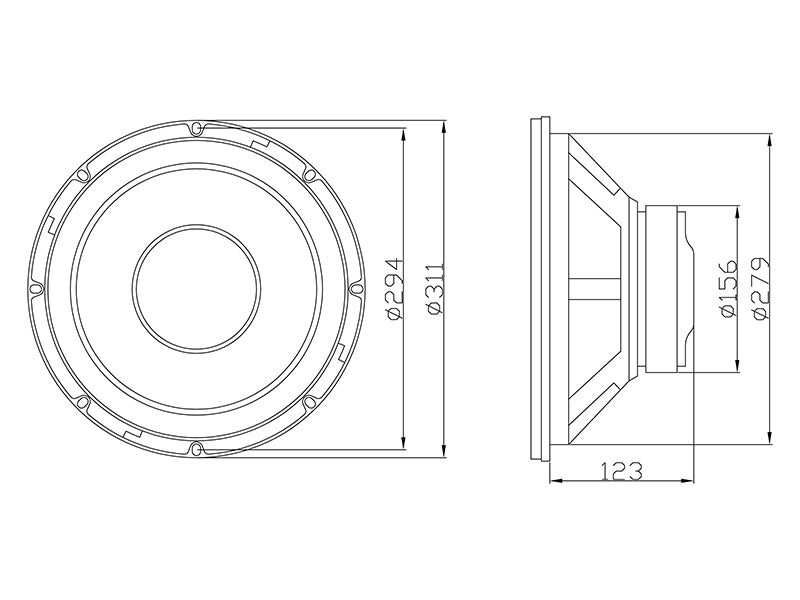 Blow Car Speakers – 30-534# Blow A-300 Speaker 8 ohms – image 2