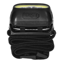 Orno Flashlights, hand – COB LED Headlamp with Motion Sensor, Rechargeable, Black – image 4