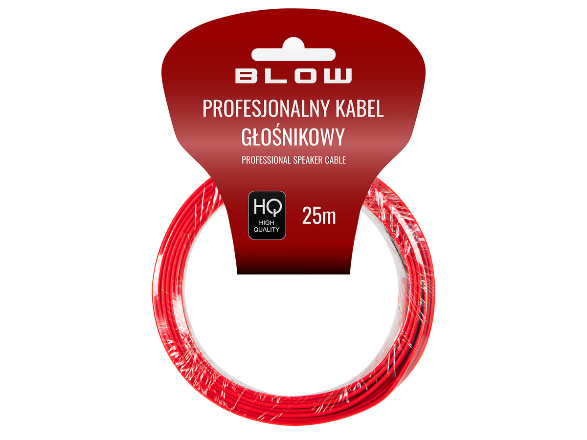 Blow 73-342# Speaker wire, 2x0.50 mm, black and red, 25 m – image 2