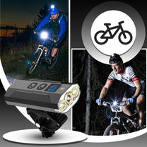 RTO Powerful LED Bike Light (Front + Rear) 900 lm, 2500 mAh Flashlight - er1032 – image 4